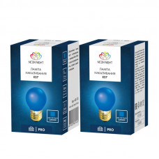 Лампа накаливания, диаметр 45мм, E27, 10Вт, синяя колба, 230В NEON-NIGHT