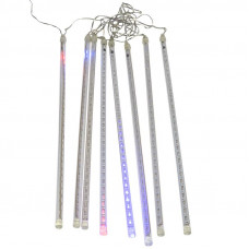 Гирлянда Тающие сосульки светодиодная, 8шт х 50см, шаг 50см, 230 В (с трансформатором) мульти светодиоды