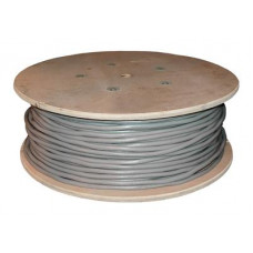 Кабель витая пара F/UTP, CAT 5е, PVC, 10PR, 24AWG, INDOOR, SOLID, серый, 305м, РФ REXANT