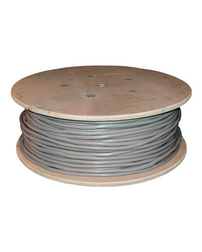 Кабель витая пара F/UTP, CAT 5е, PVC, 10PR, 24AWG, INDOOR, SOLID, серый, 305м, РФ REXANT