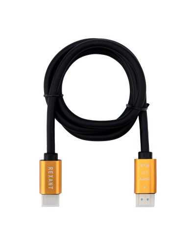 Кабель HDMI - HDMI 2.0, 1м, Gold REXANT