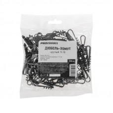Дюбель-хомут 5-10мм, круглый, черный (100 шт/уп) PROconnect