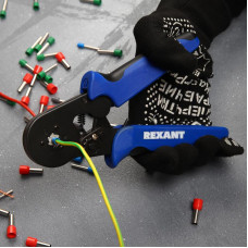 Кримпер HT-866 для обжима штыревых наконечников 0,08-6,0мм² REXANT