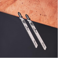 Пилка для электролобзика по мягкому металлу T127D 100 мм 8 зубьев на дюйм 4-20 мм (2 шт./уп.) Kranz