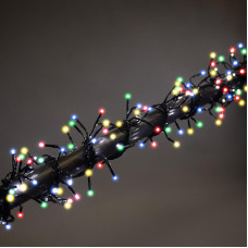 Гирлянда Кластер LED 3 м, темно-зеленый ПВХ IP20, 288 диодов, цвет мультиколор