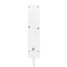 Удлинитель 4 гнезда, 1,5м, 3х0,75мм², с/з, белый PROconnect