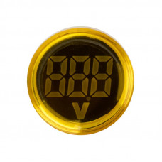 Индикатор значения напряжения желтый VD22 70-500 В