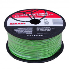Провод ПГВА 1х0,50мм², зеленый, бухта 100м REXANT