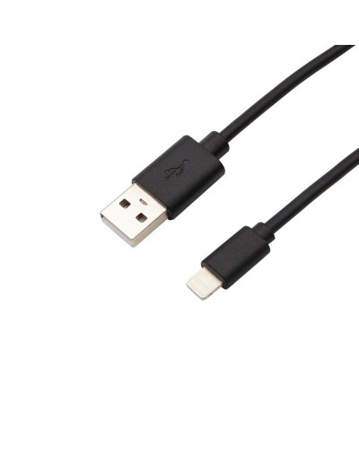 Кабель USB-A – Lightning для Apple, 2,1А, 1м, ПВХ, черный REXANT