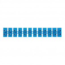 Клеммная винтовая колодка KВ-40 25-40, ток 100 A, полипропилен синий REXANT (10 шт./уп.)