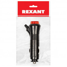Штекер автоприкуривателя с кнопкой REXANT
