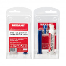 Флюс-гель для пайки, КАНИФОЛЬ-ГЕЛЬ АКТИВ, 12мл, техно-шприц, блистер REXANT