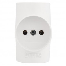 Тройник электрический 10А б/з белый REXANT