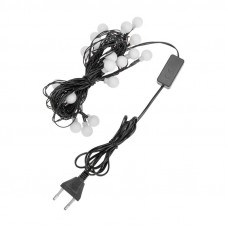 Гирлянда светодиодная Шарики 5м, 20LED, IP20, зеленый провод, свечение мульти (RG/RB), мигание, 230В NEON-NIGHT