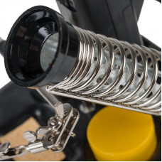 Держатель Третья рука, МАСТЕР, 3 зажима, лупа 90мм (3х), подставка паяльника, стенд припоя, LED подсветка REXANT