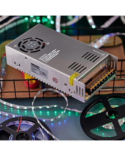 Источник питания Slim 12V DC 33,4A 400W с разъемами под винт (IP20) REXANT