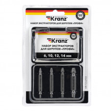 Набор экстракторов для шурупов Профи KRANZ