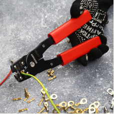 Кримпер HT-202A для обжима неизолированных клемм 0,35-6,0мм² REXANT