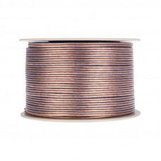 Кабель акустический 2х0,75мм², прозрачный BLUELINE, 100м PROconnect