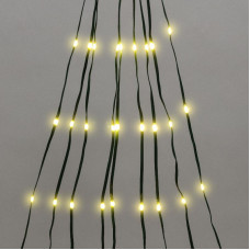 Гирлянда светодиодная из росы с макушкой на елку 9 нитей х 2м, 200LED, эффект водопада, теплый белый цвет, 230В NEON-NIGHT