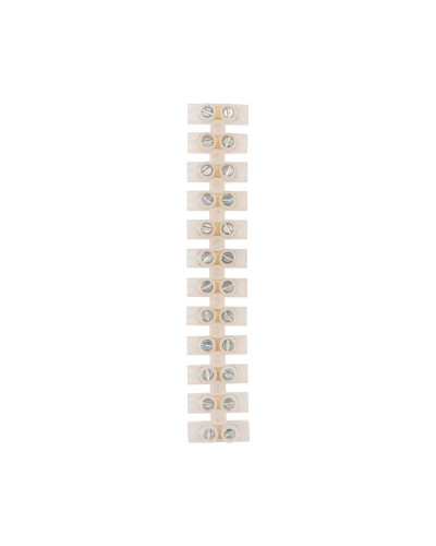 Клеммная колодка винтовая KВ-4 (1,5-4 мм²), ток 3 A, полиэтилен белый (ЗВИ) REXANT