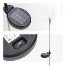 Светильник грунтовый Салют, 3000К, встроенный аккумулятор, солнечная панель REXANT