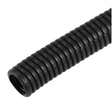 Труба автомобильная гофрированная ПП, Ø6,8мм, разрезная (бухта 5 м/уп) REXANT