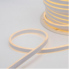 Гибкий неон 8х16мм двухсторонний 120 LED/м ТЕПЛЫЙ БЕЛЫЙ 230В бухта 50м (с комплектом подключения) NEON-NIGHT