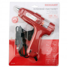 Пистолет клеевой, 100Вт, Ø11мм, с кнопкой, блистер REXANT