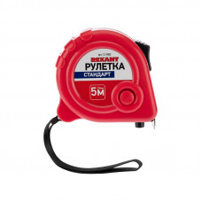 Рулетка измерительная Стандарт, 5м х 25мм REXANT