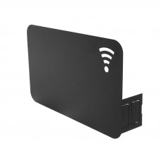 Держатель для хранения роутера, с регулировкой размеров, настенный, черный REXANT