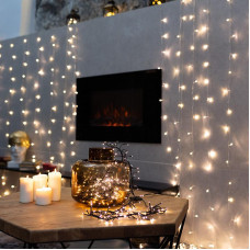 Гирлянда Кластер LED 3 м, темно-зеленый ПВХ IP20, 288 диодов, цвет теплый белый