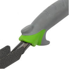 Совок садовый с прорезиненной ручкой, 34х5,3см ЧЕТЫРЕ СЕЗОНА