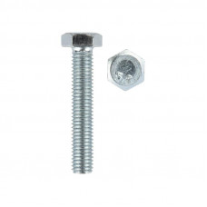 Болт шестигранный KRANZ DIN 933, 8х45, упаковка поставщика ( 24 кг. / 1 100 шт.)