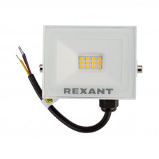 Прожектор светодиодный СДО 20Вт 1600Лм 3000K теплый свет, белый корпус REXANT