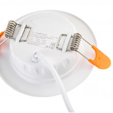 Панель светодиодная встраиваемая круглая 6Вт 230В 6500К 420Лм 95мм белая IP20 LAMPER