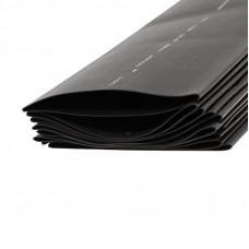 Трубка термоусаживаемая ТУТ нг 120,0/60,0мм, черная, упаковка 10 шт. по 1м REXANT