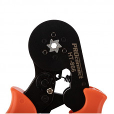 Кримпер HT-866 для обжима штыревых наконечников 0,25-6,0мм² PROconnect