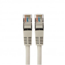 Шнур коммутационный, патч-корд F/UTP RJ45-RJ45, CAT 5e, LSZH серый, 2м REXANT