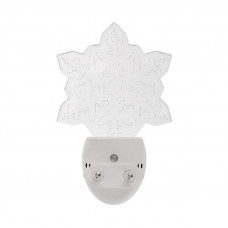 Ночник светодиодный СНЕЖИНКА ХАМЕЛЕОН свечение мультиколор 7 цветов, 230В REXANT