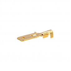 Клемма плоская штекер 6.3 мм, 0.75-1.5 мм², (РП-п 1.5-(6.3) L = 25,5 мм) в упак. 10 шт. REXANT