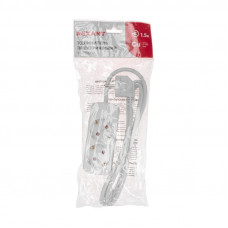 Удлинитель STANDARD 2 гнезда, 1,5м, 3х1,0мм², с/з, белый REXANT