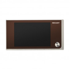 Видеоглазок дверной REXANT (DV-114) с цветным LCD-дисплеем 3.5', широкий угол обзора 120°