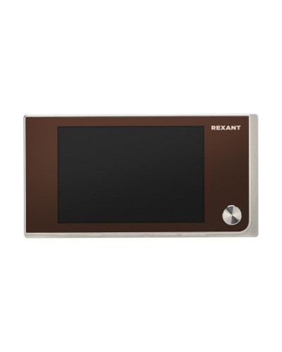 Видеоглазок дверной REXANT (DV-114) с цветным LCD-дисплеем 3.5', широкий угол обзора 120°