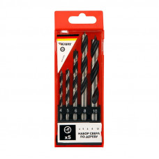 Набор сверл по дереву 4-10 мм, 5 шт. Kranz