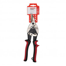 Ножницы по металлу левые 260мм никелированные, двухкомпонентные рукоятки REXANT