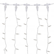Гирлянда светодиодная Занавес 2х6м 768 LED ТЕПЛЫЙ БЕЛЫЙ прозрачный ПВХ IP65 эффект мерцания 230В нужен блок 303-500-1 NEON-NIGHT