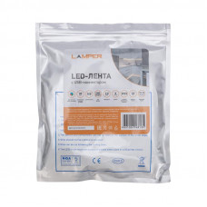 Лента светодиодная 5В, SMD5050, 7,2Вт/м, 30 LED/м, RGB, 10мм, 3м, с USB коннектором, черная, IP20 LAMPER