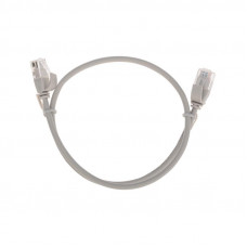 Патч-корд U/UTP, CAT 6A (10G), RJ45-RJ45, 28AWG, LSZH, серый, 0,5м REXANT