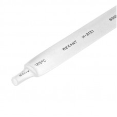 Трубка термоусаживаемая ТУТ нг 9,0/4,5мм, белая, упаковка 50 шт. по 1м REXANT